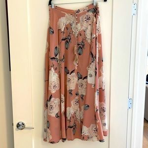 Showpo Floral Maxi skirt